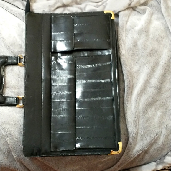 unbranded Handbags - Eel briefcase laptop bag and black gently used